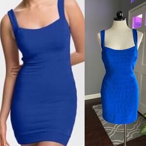 Way-In Royal Blue Bandage Dress